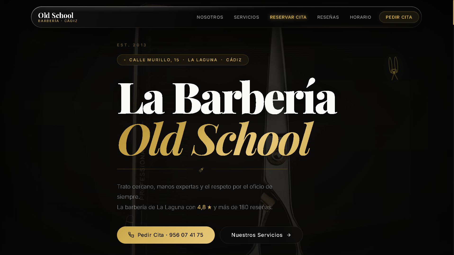 Web Old School — Hero
