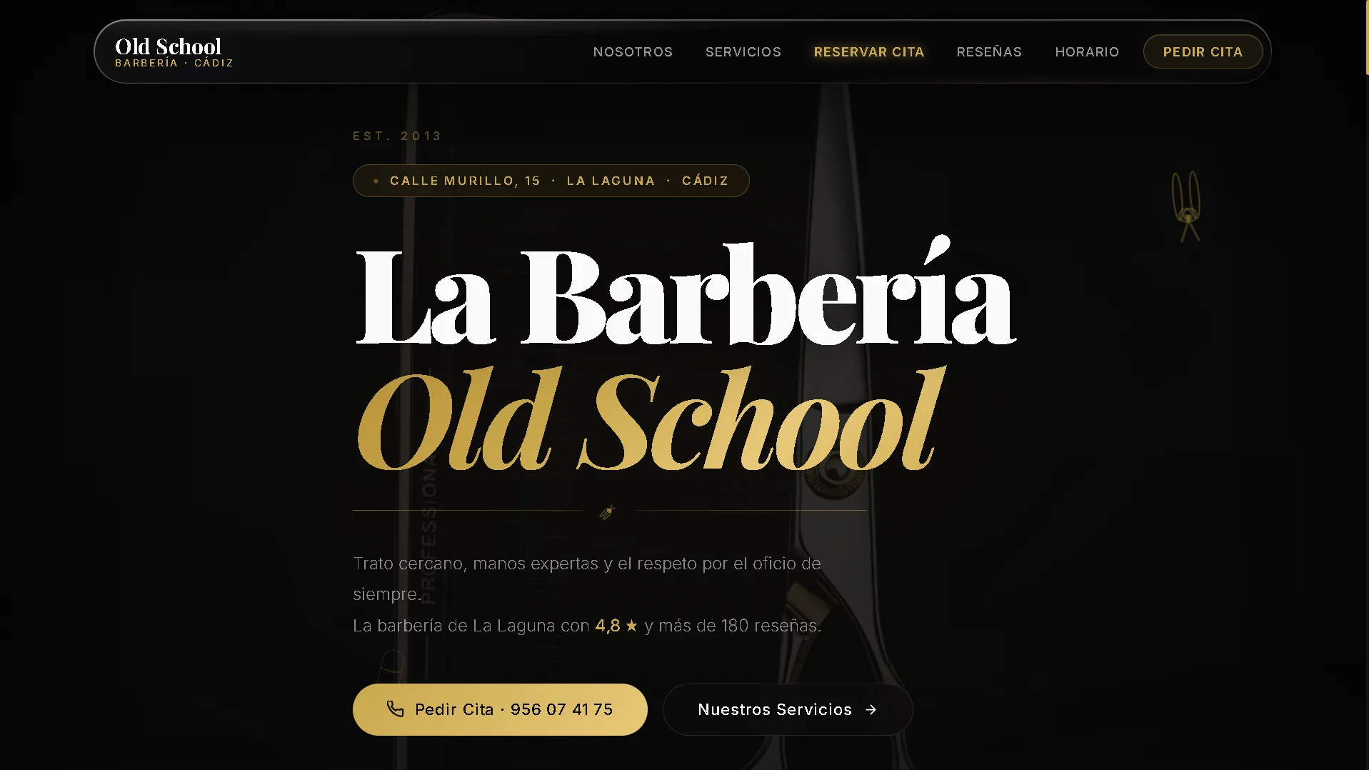 Web Old School — Hero